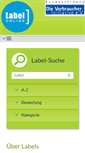 Mobile Screenshot of label-online.de